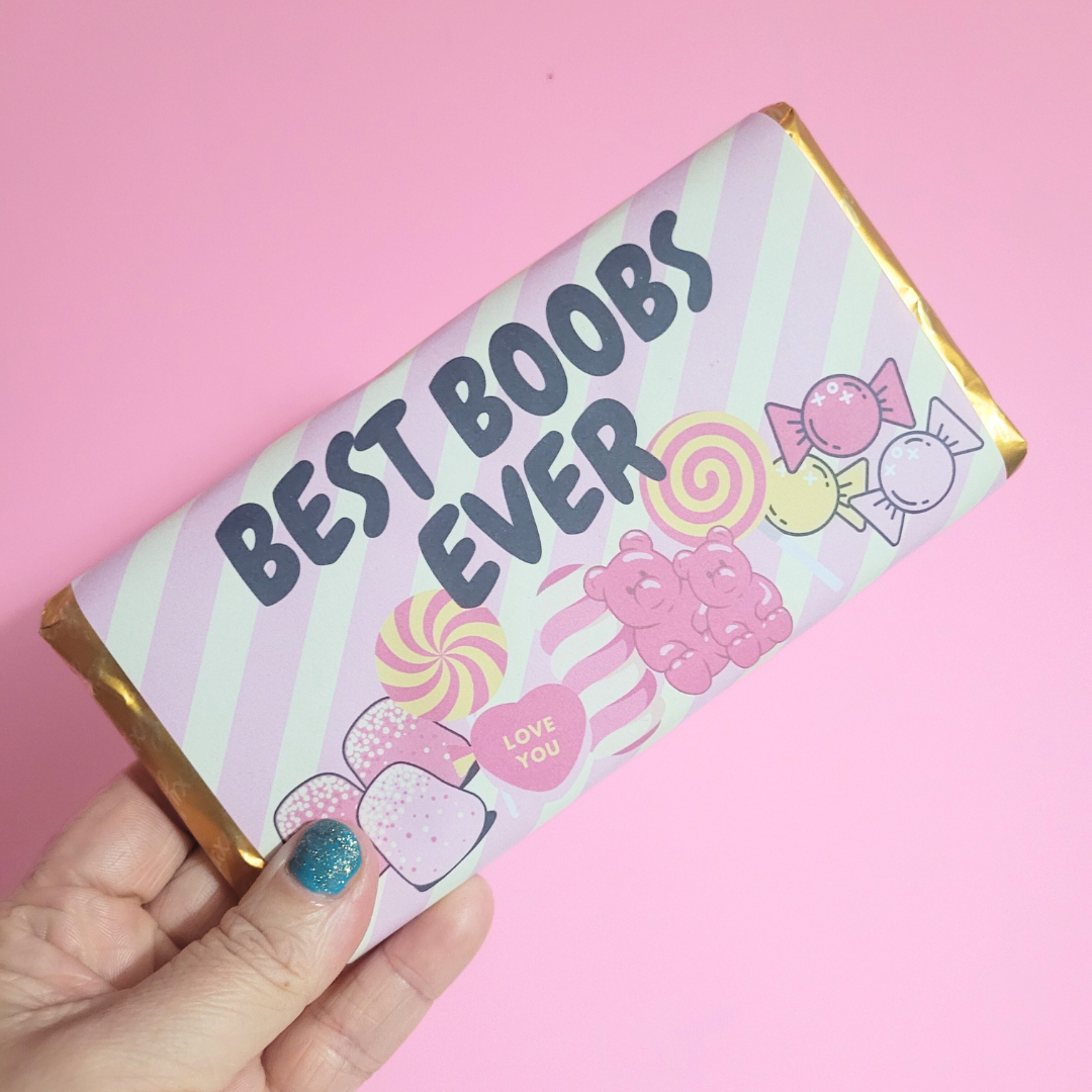 Best Boobs Ever Chocolate Bar