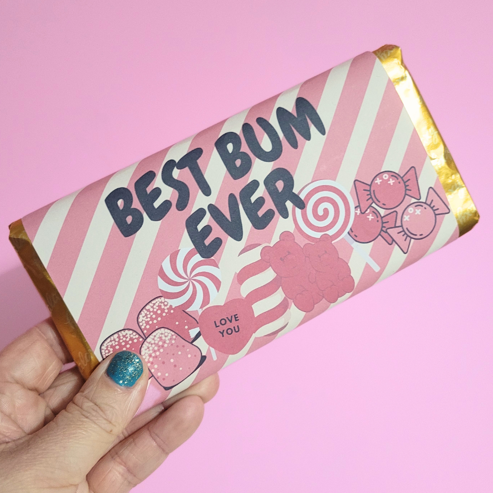 Best Bum Ever Chocolate Bar