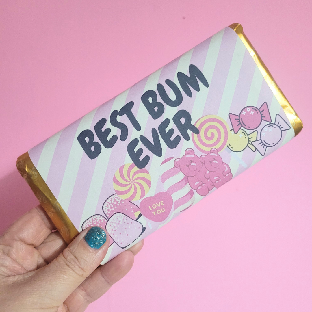Best Bum Ever Chocolate Bar