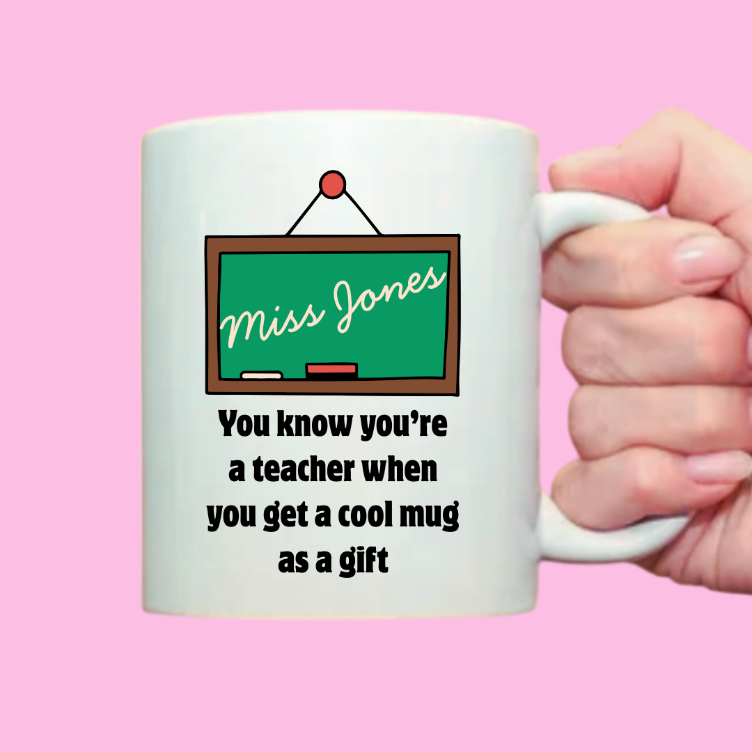 Best Teacher Ever Mug... free personalisation