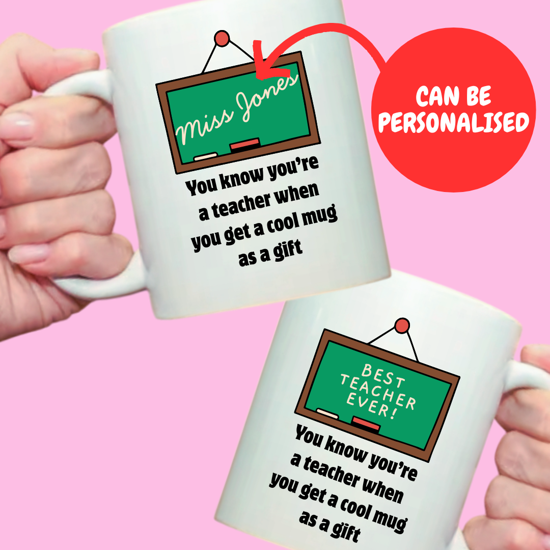Best Teacher Ever Mug... free personalisation