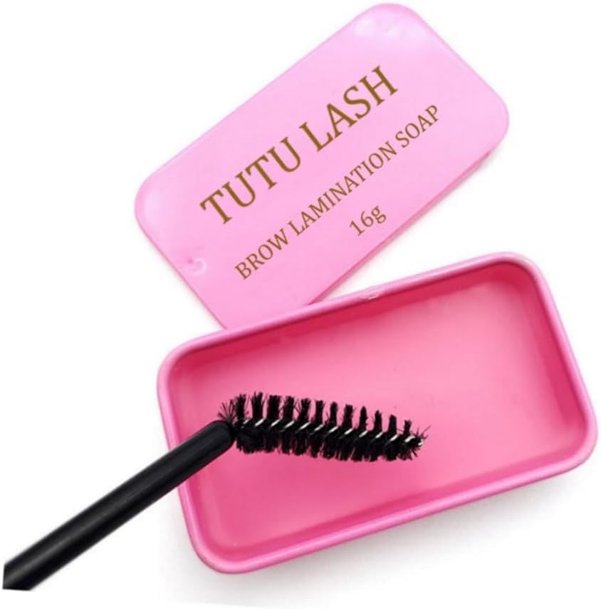 TUTU LASH Brow Sculpting Soap DIY Brow Lamination Instant Lift lasts all day, Brow Wax, natural ingredients Coconut Oil, Olive Oil, Vitamin E