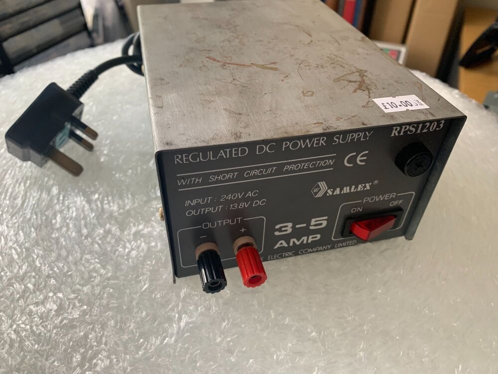 SAMLEX 3-5 Amp Regulated Power Supply