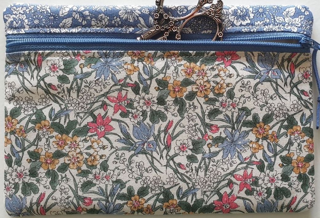 Liberty Ricardo floral notions pouch H5.5"x W8"