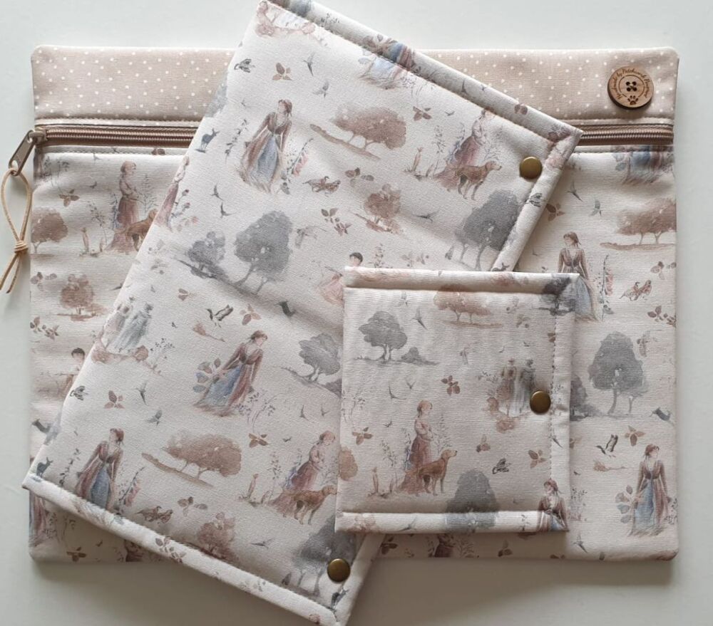 Needlework set: 'My Dear Jane - Places of Longing' by Acufactum.