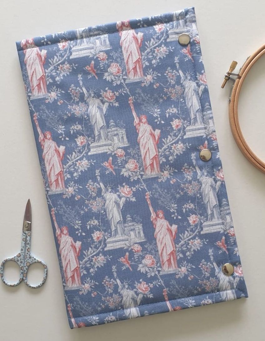 Stitching companion to match the Patriotic project bag, HATS