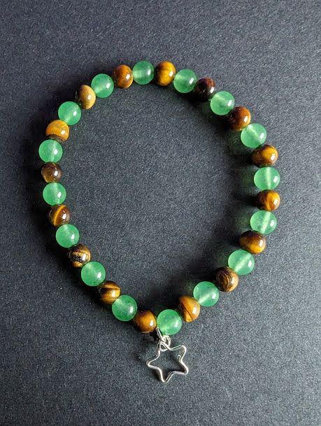 Green Aventurine & Tigers eye