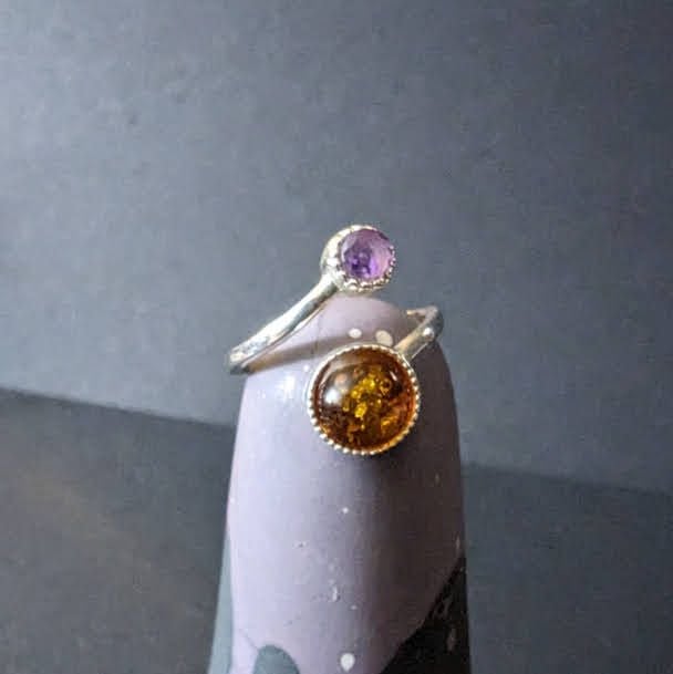 Amber & Amethyst