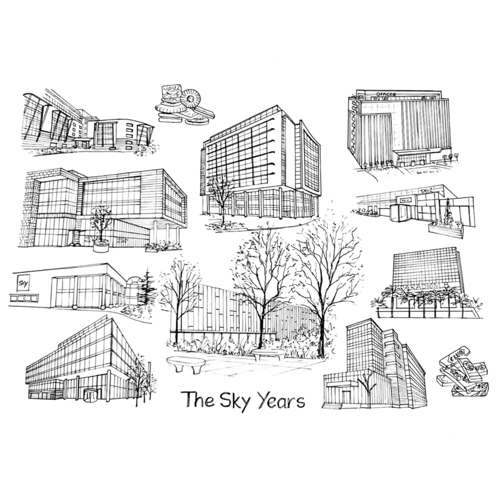 B/W House Illustration- SMALL- A4 MULTIPLE IMAGES