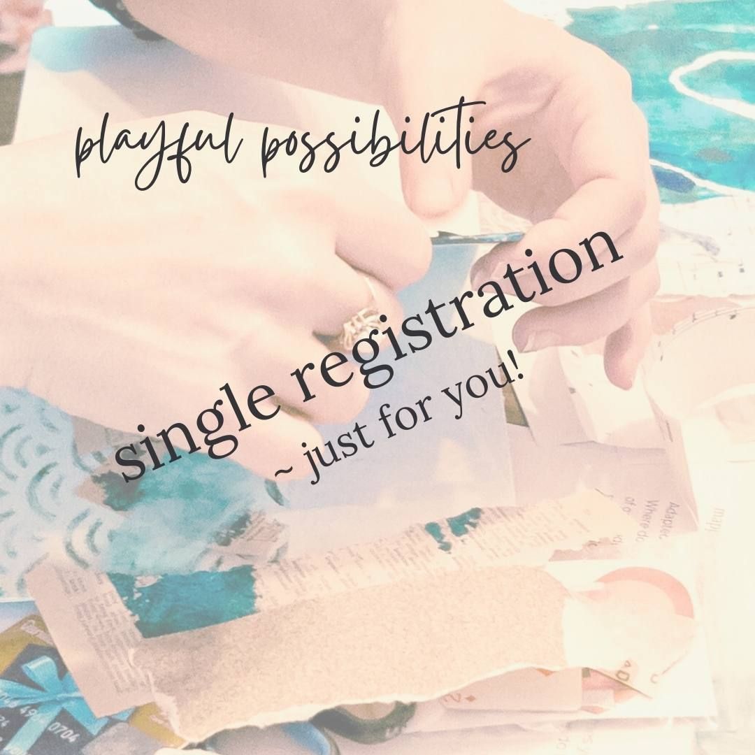 mixed media mini retreat ~ playful possibilities, single registration