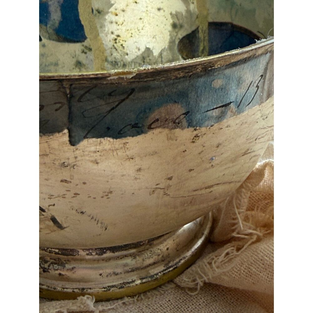 music ~ butterfly collage trinket bowl