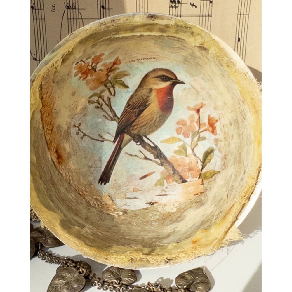 collage trinket bowls