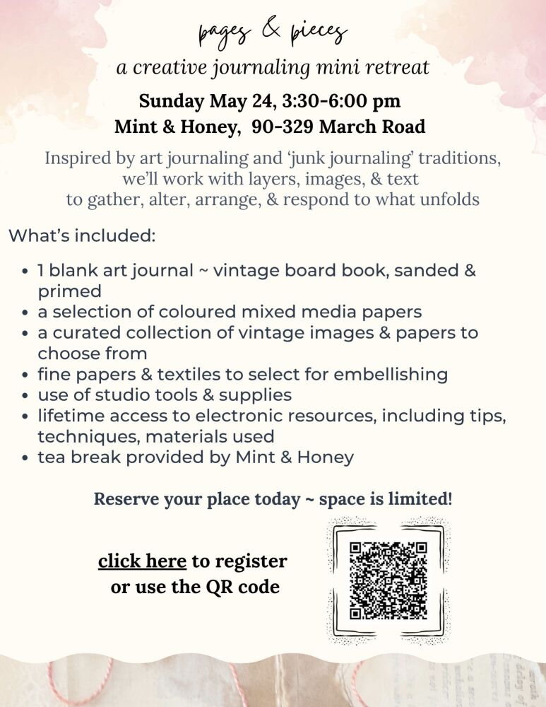 creative journaling mini retreat ~ pages & pieces