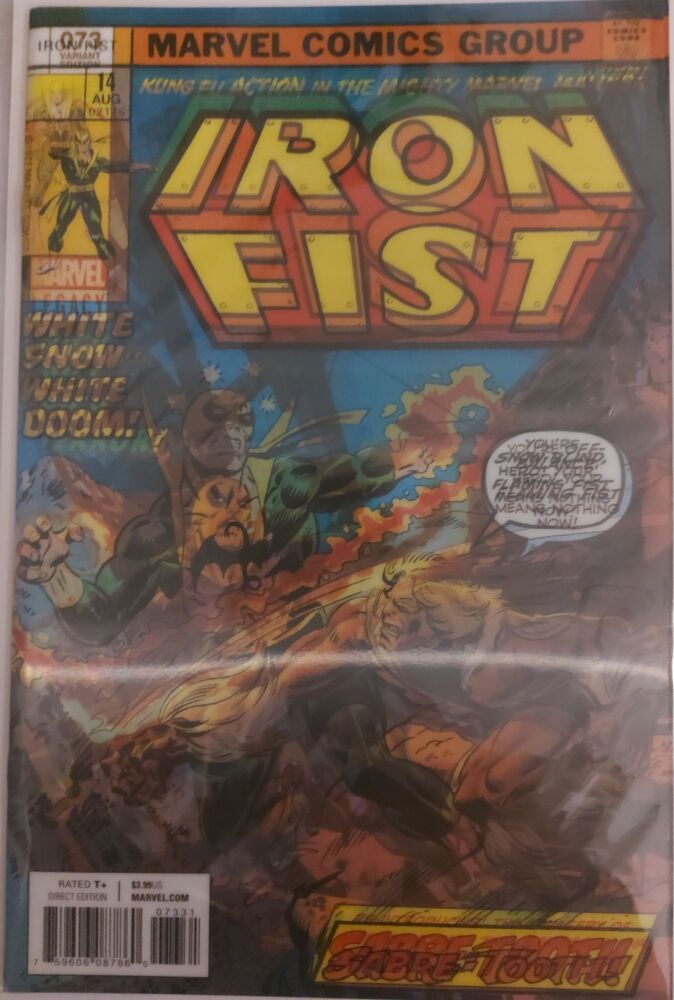 Iron Fist #73 - Marvel Comics 2017 Lenticular Homage Variant