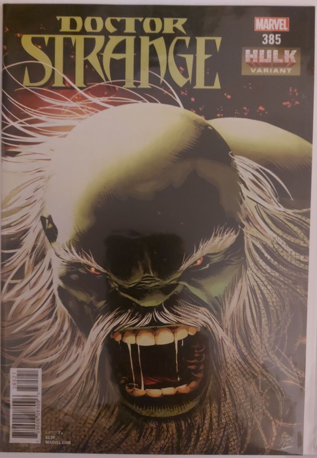 DOCTOR STRANGE # 385 - Marvel Comics - DEODATO HULK VARIANT - 2018