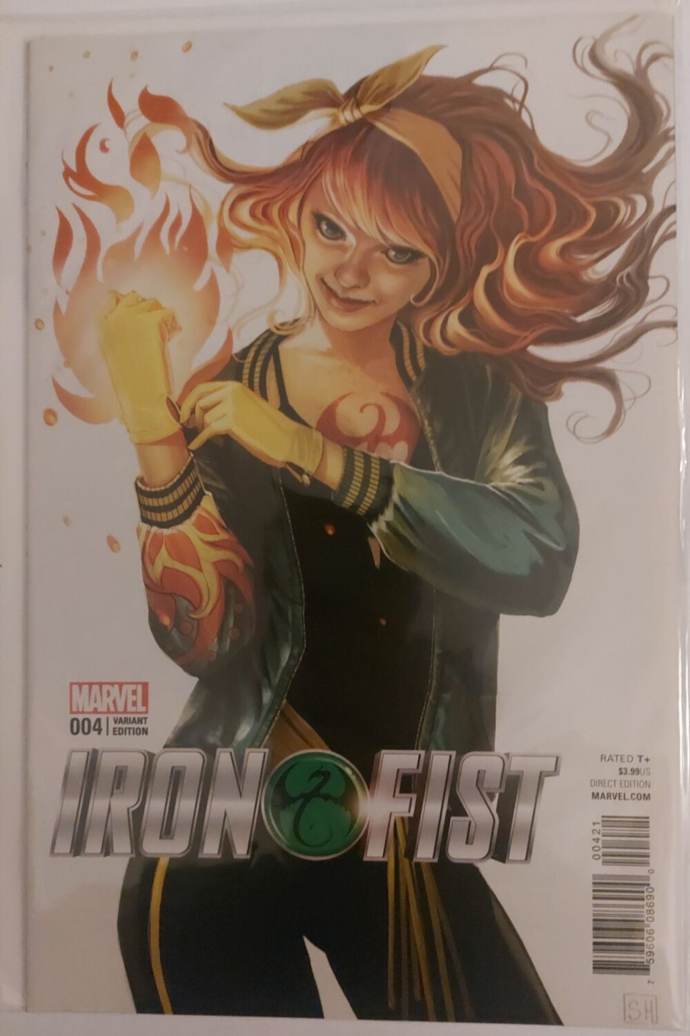 IRON FIST #4 MARY JANE VARIANT - 2017 - MARVEL COMICS