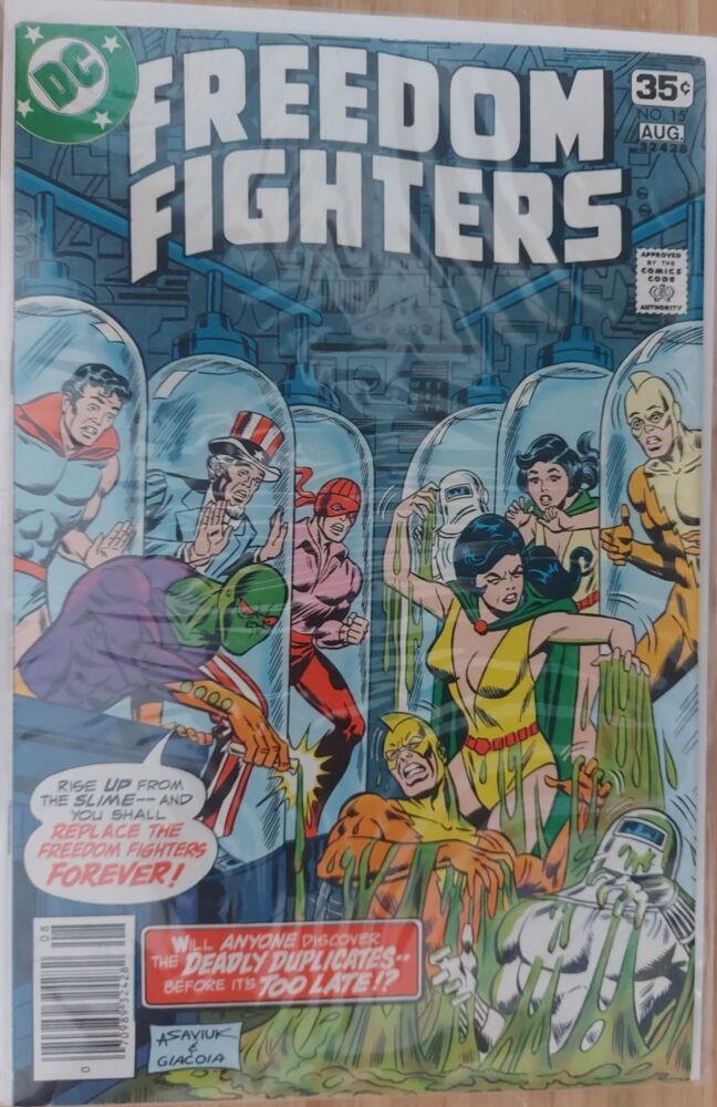 Freedom Fighters #15 - DC Comics - Bronze Age