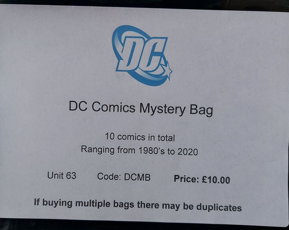 DC Mystery Bags - 10 Random Comics - Batman, Titans, Superman, JLA etc.