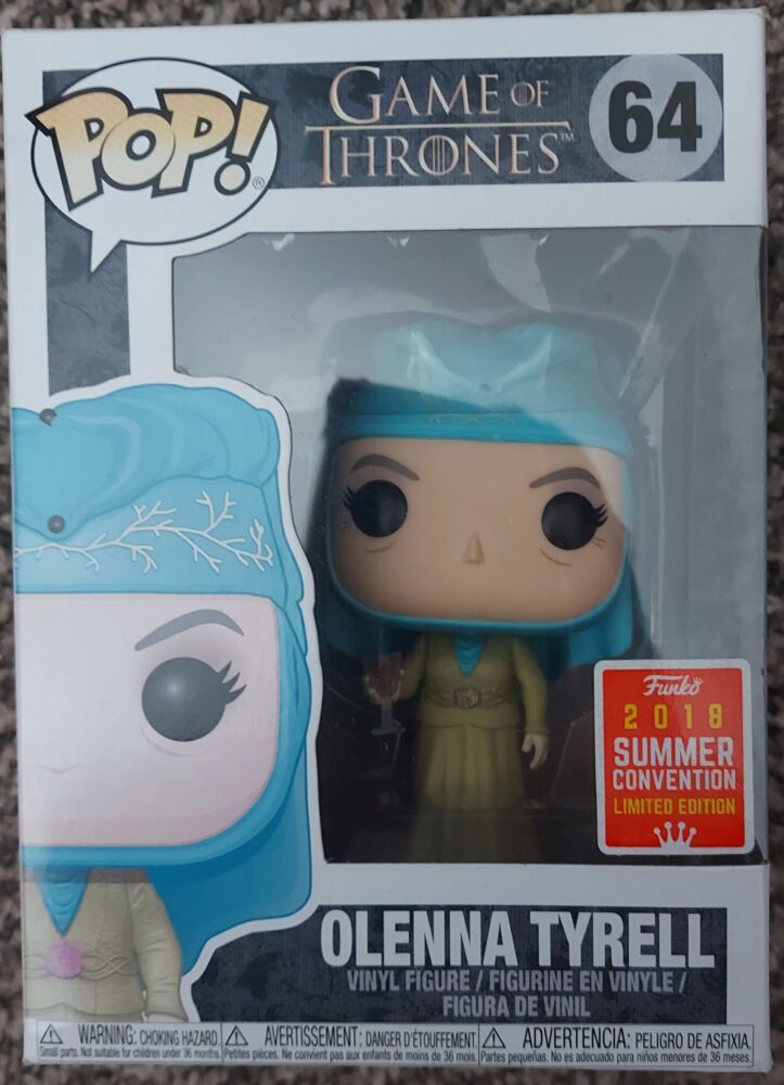 Funko Pop! Olenna Tyrell #64 Game of Thrones 2018 SDCC Shared Exclusive