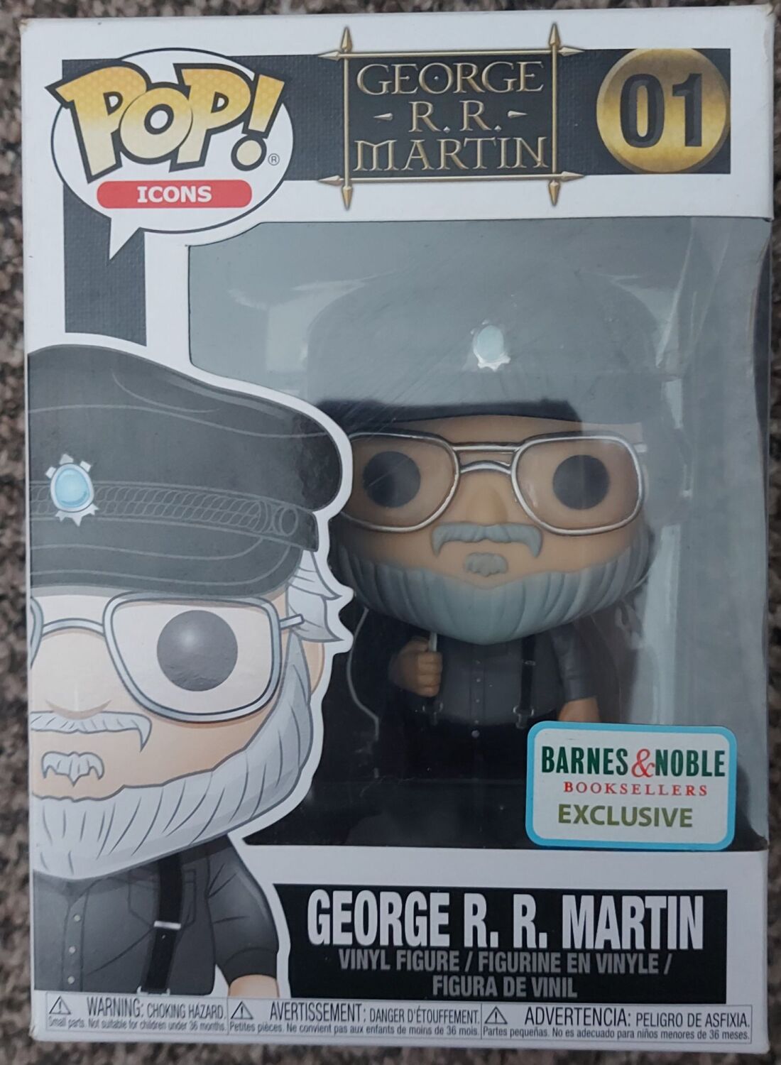 Funko Pop! HBO Game of Thrones GEORGE R. R. MARTIN 01 - Barnes & Noble Excl