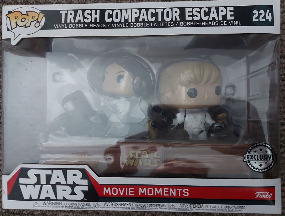 Funko Pop! Star Wars Trash Compactor Escape #224 Exclusive Movie Moments