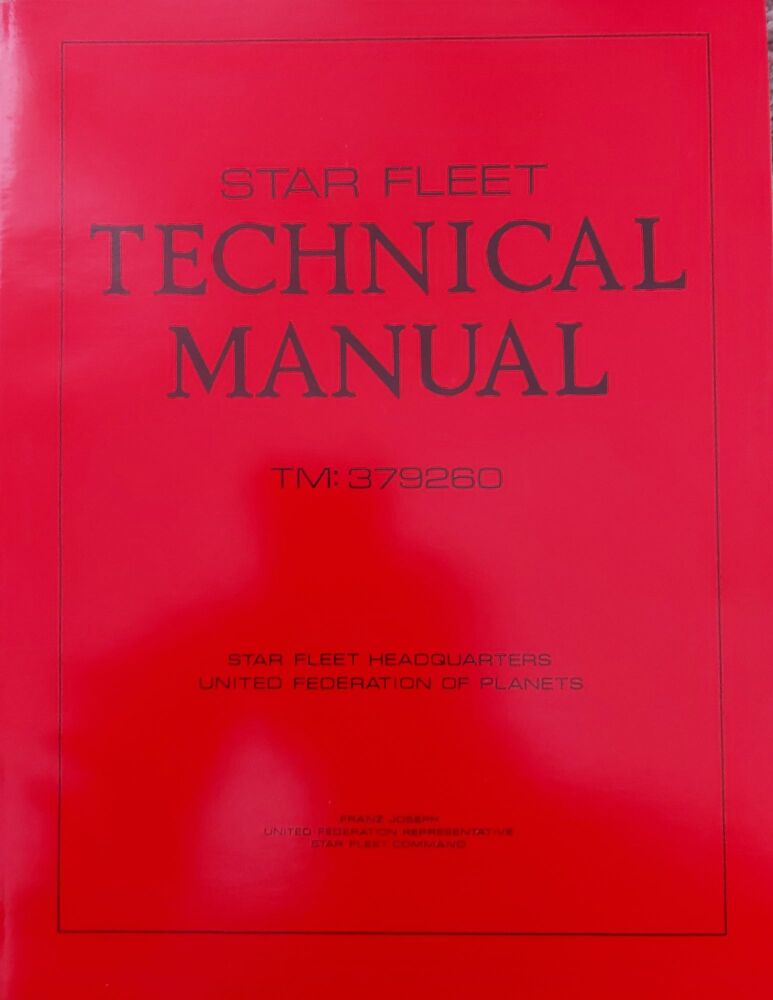 1st Ed Star Fleet Academy Technical Manual Command 1975 Sci Fi Science Fict