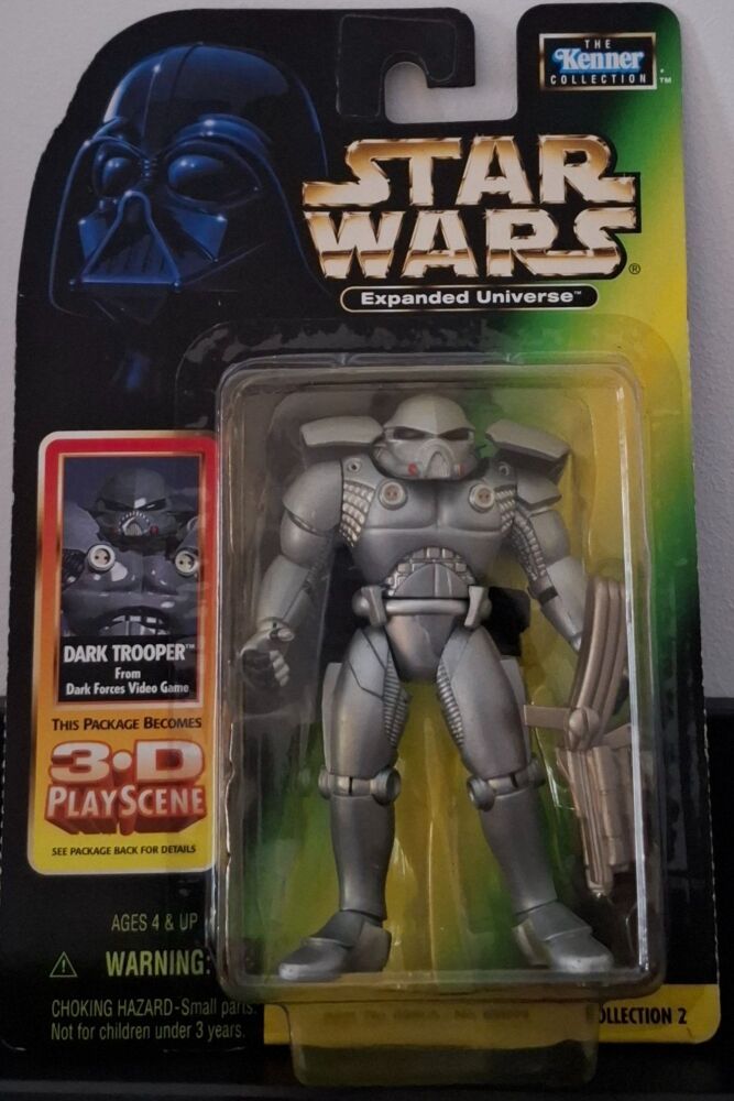 DARK TROOPER EXPANDED UNIVERSE 3.75" SCALE STAR WARS NEW SEALED KENNER 1998