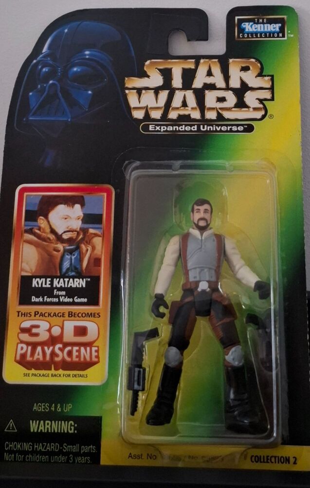 KYLE KATARN EXPANDED UNIVERSE 3.75" SCALE STAR WARS NEW SEALED KENNER 1998
