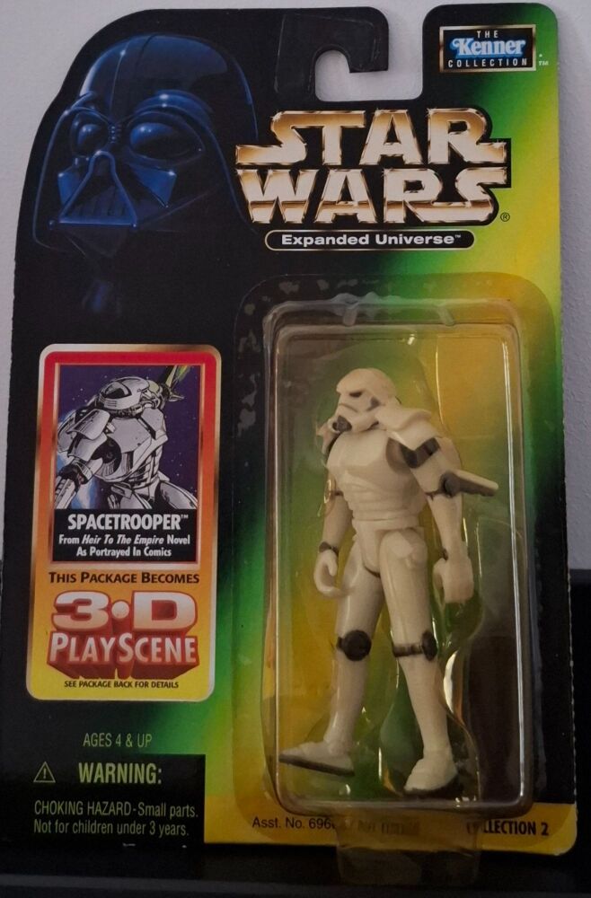 SPACETROOPER EXPANDED UNIVERSE 3.75" SCALE STAR WARS NEW SEALED KENNER 1998