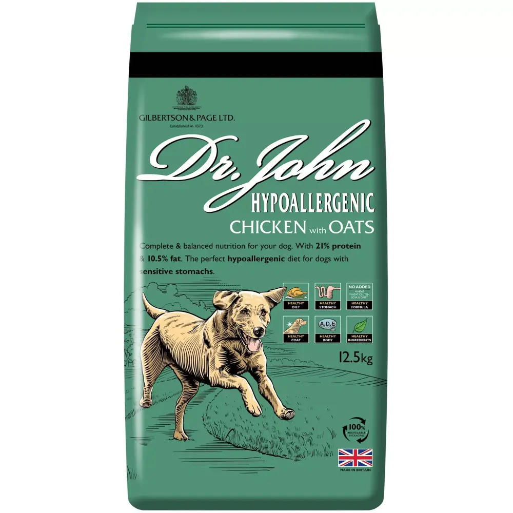 Dr John Hypoallergenic Chicken with Oats 12.5kg