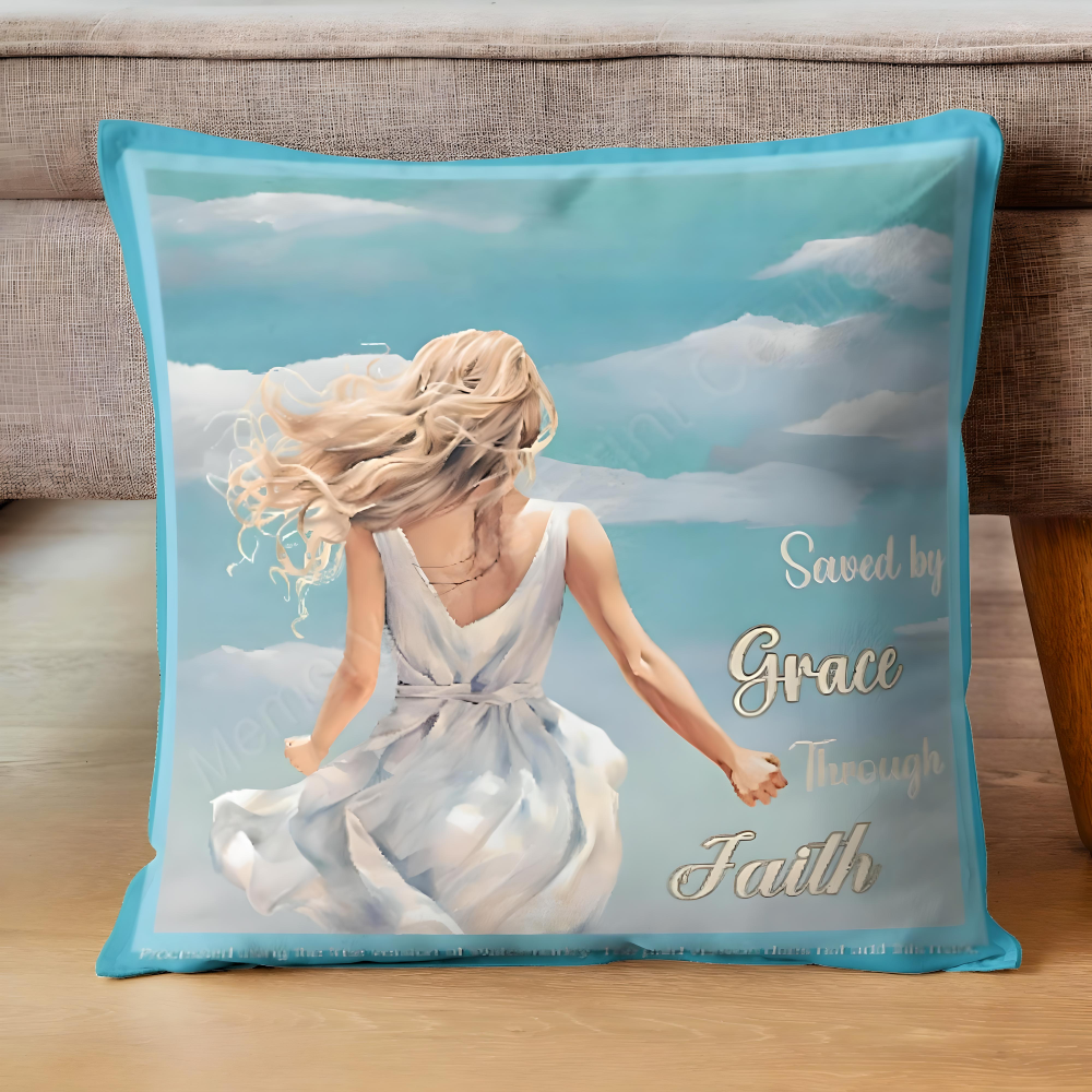 Praying Woman Scatter Cushion