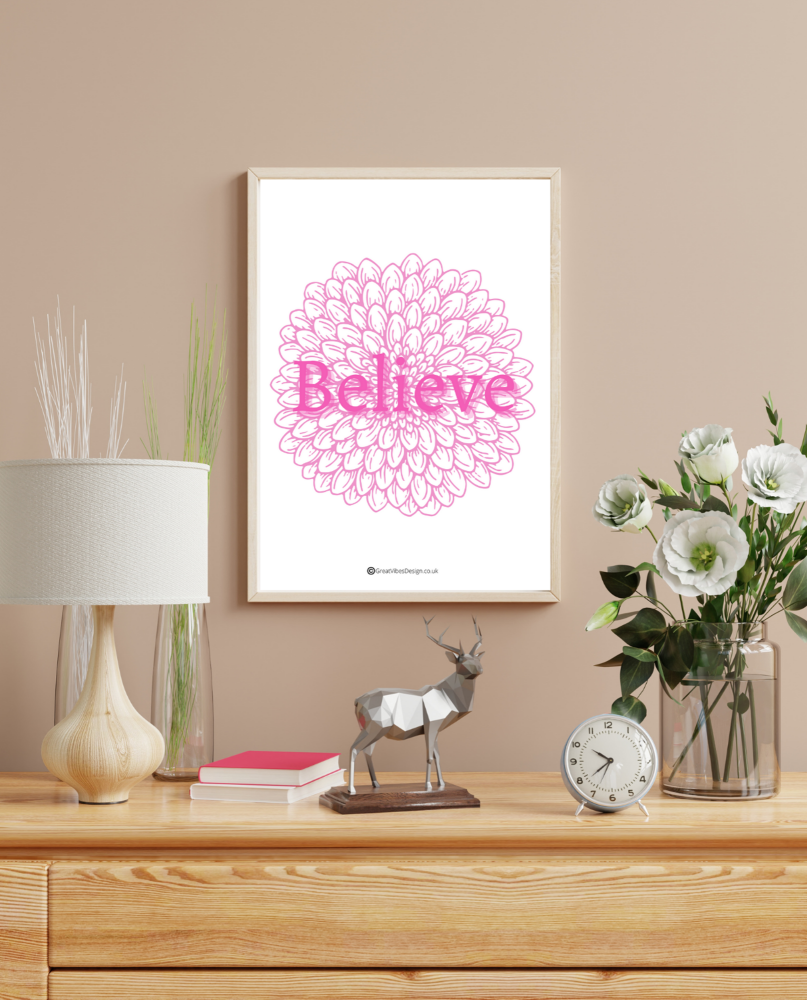 A4 PRINT BELIEVE