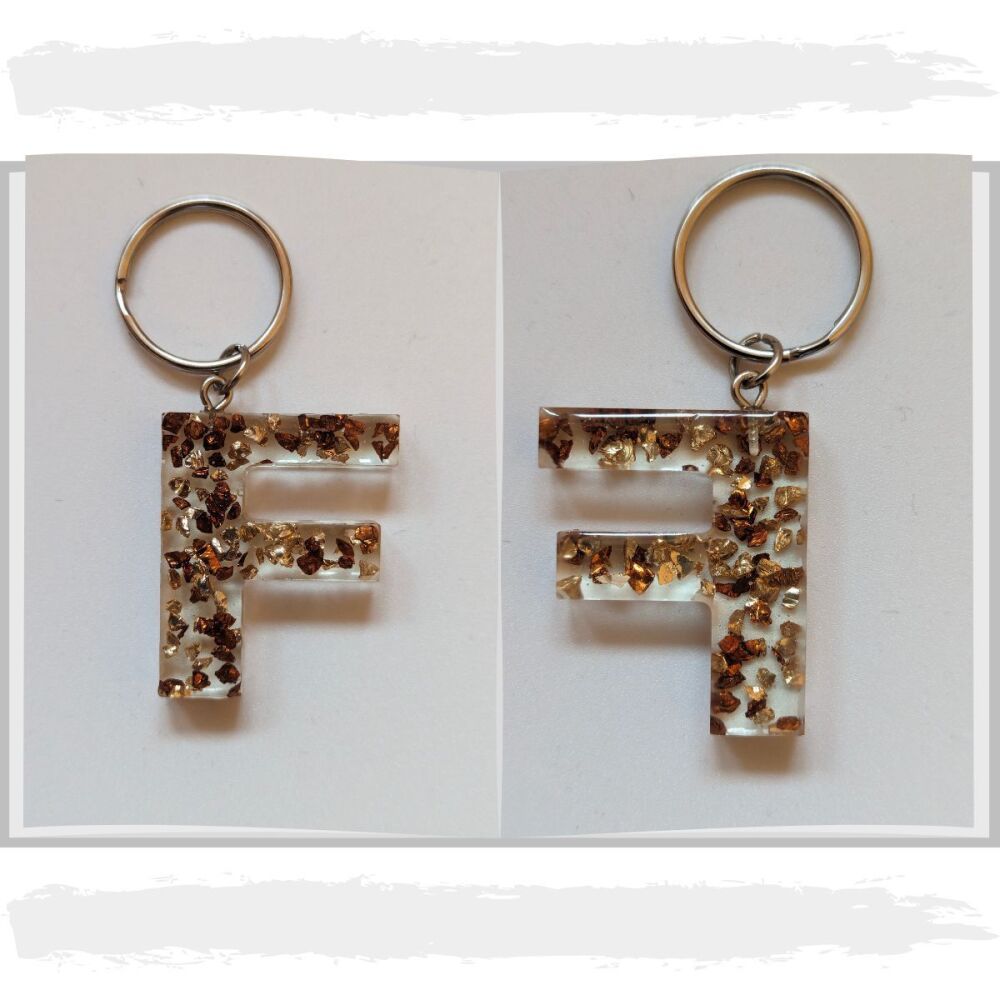 Keyring Letter F