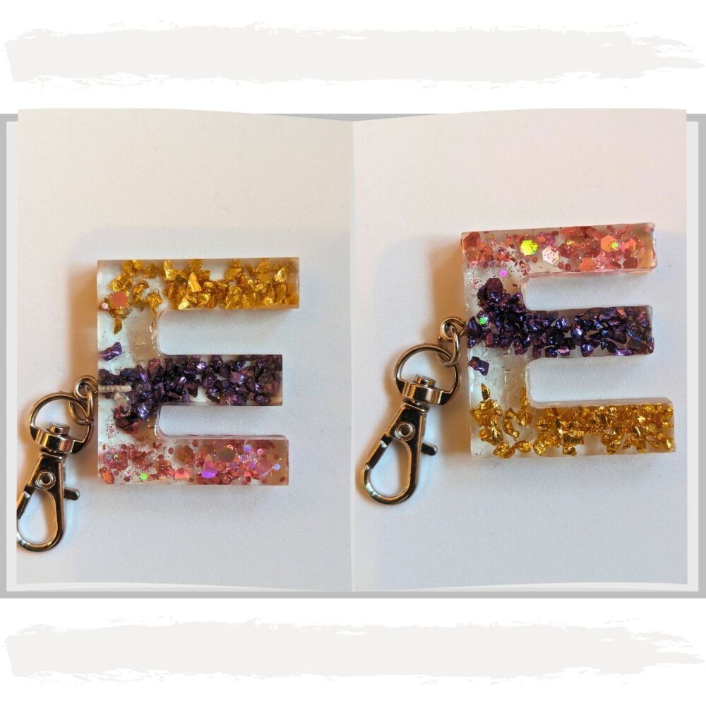 Keyring Letter E