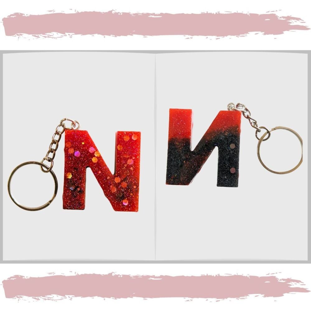 Keyring Letter N