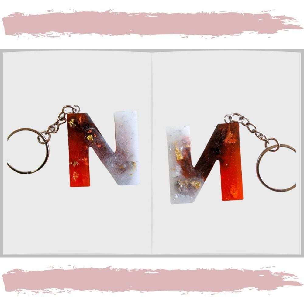 Keyring Letter N