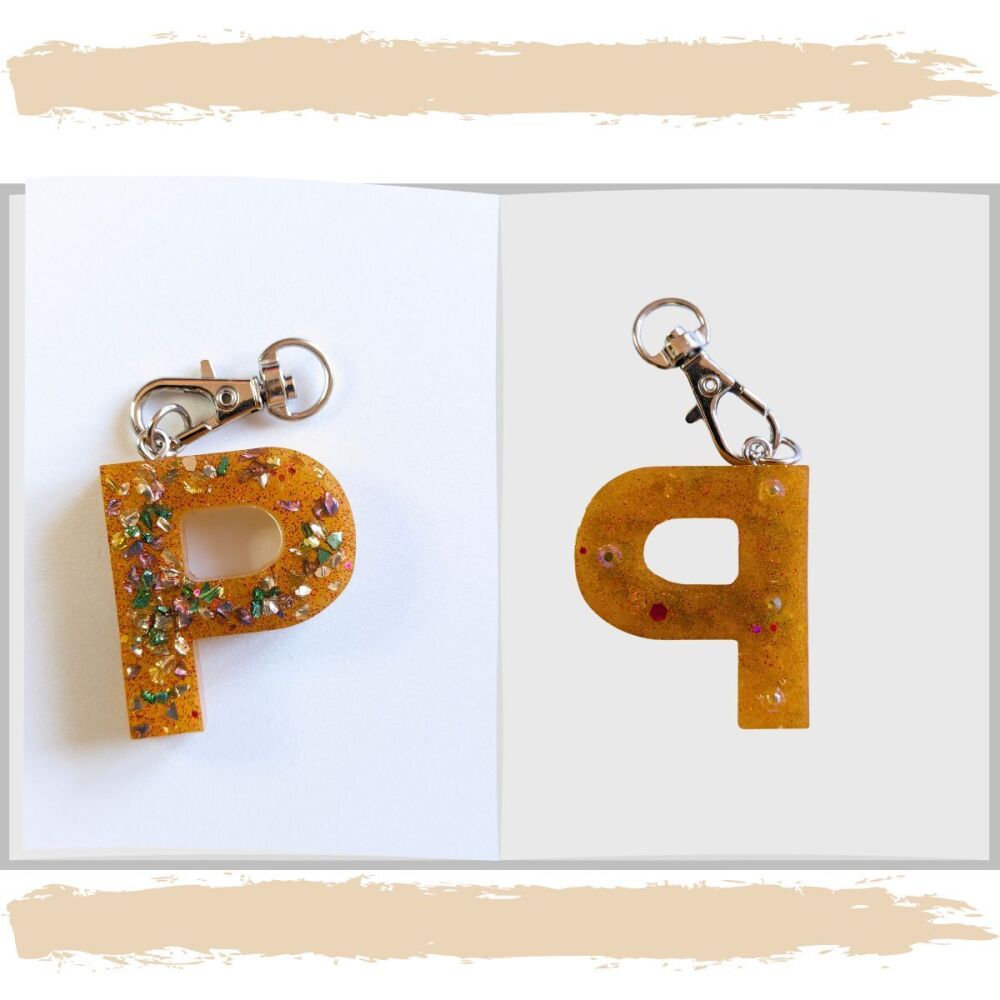 Keyring Letter P