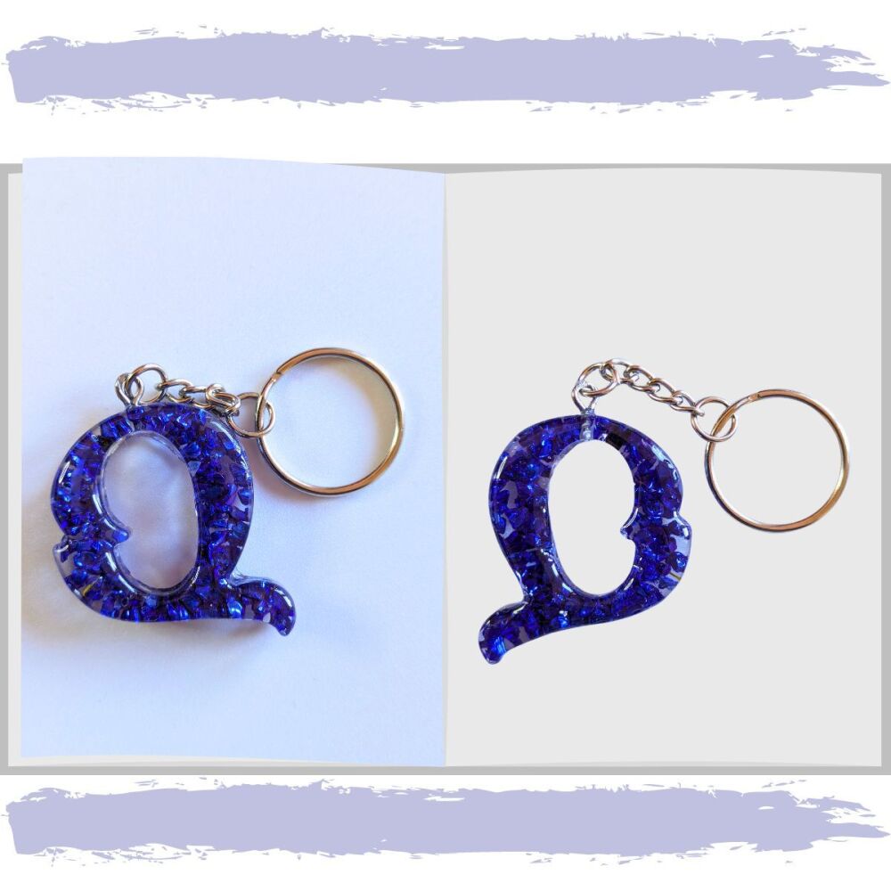 Keyring Letter Q