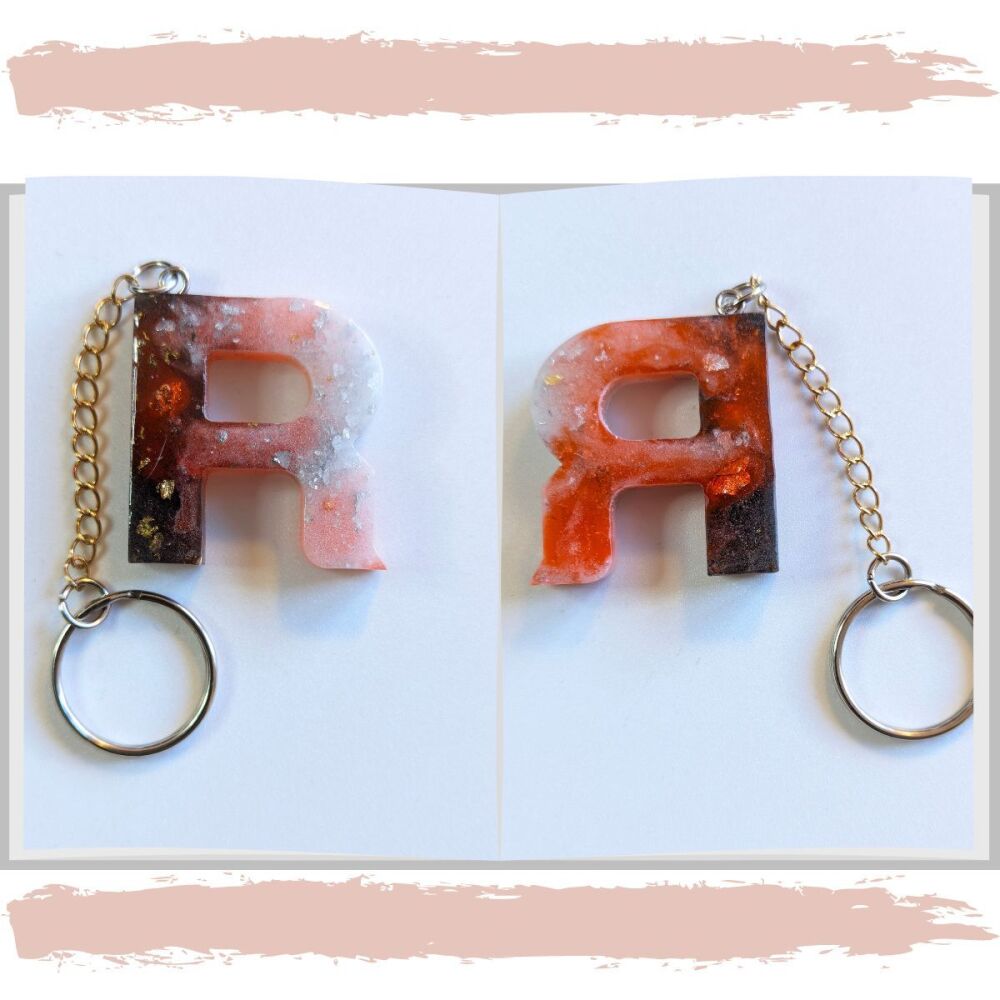 Keyring Letter R