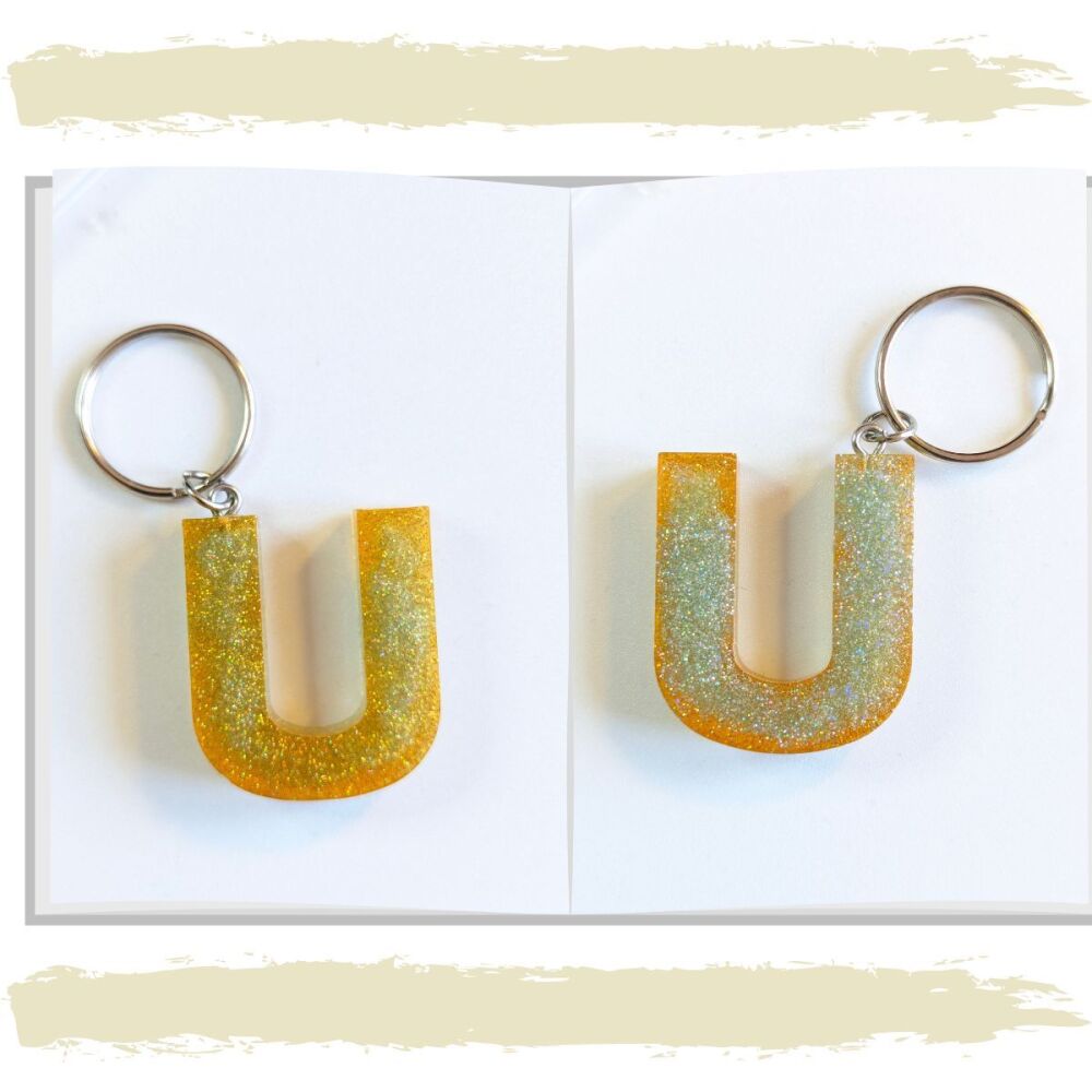 Keyring Letter U