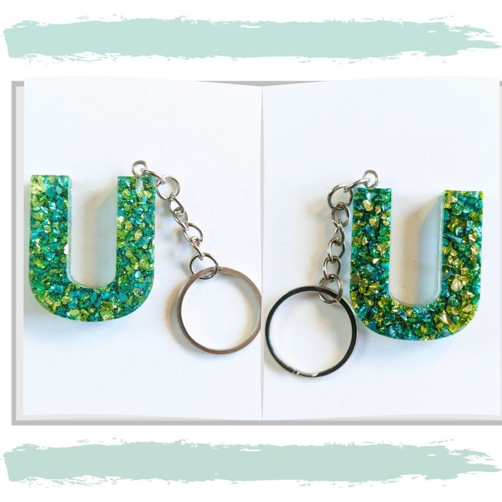Keyring Letter U