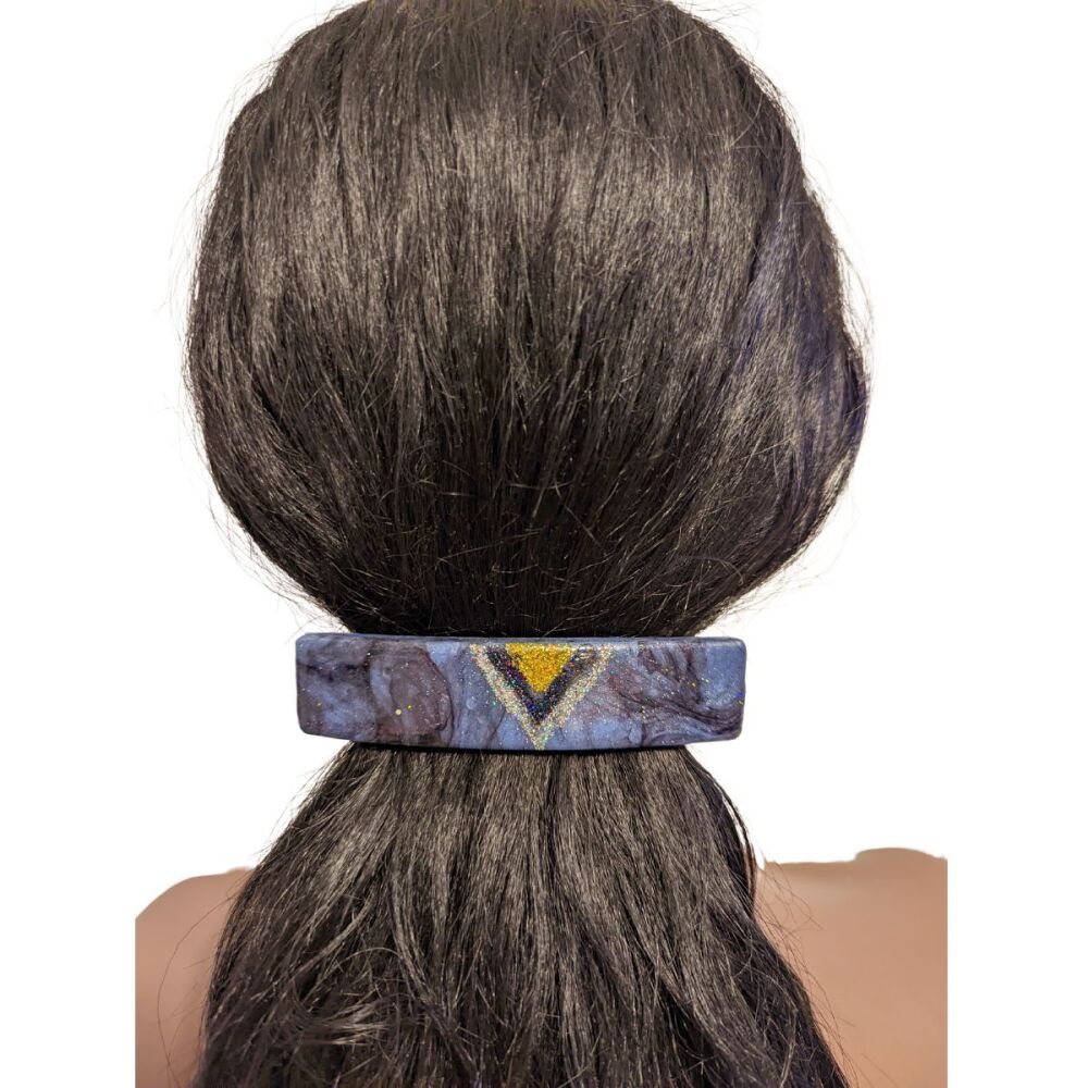 Large St Lucian Flag  Hair Clip