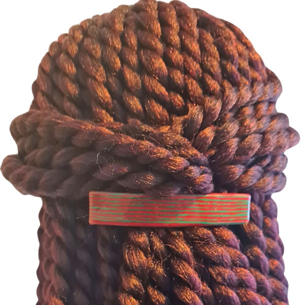 Dark Red Hair Clip
