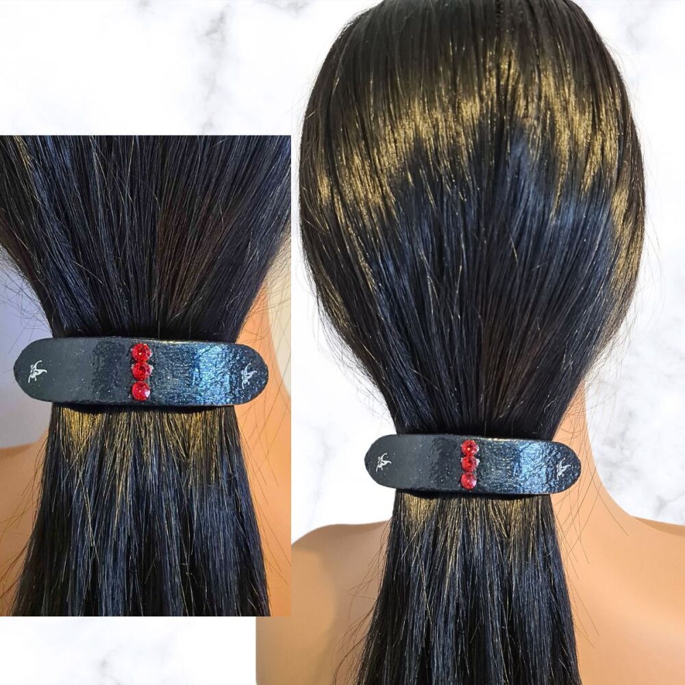 Extra Large Black Hair Clip Barrette