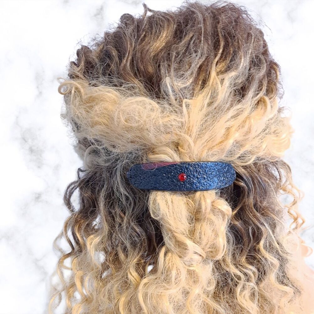 Extra Large Black Hair Clip Barrette