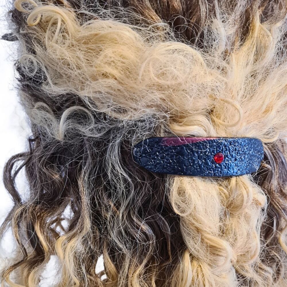 Extra Large Black Hair Clip Barrette