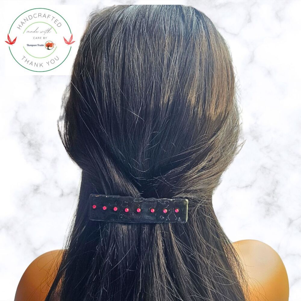 Black Hair Clip Barrette