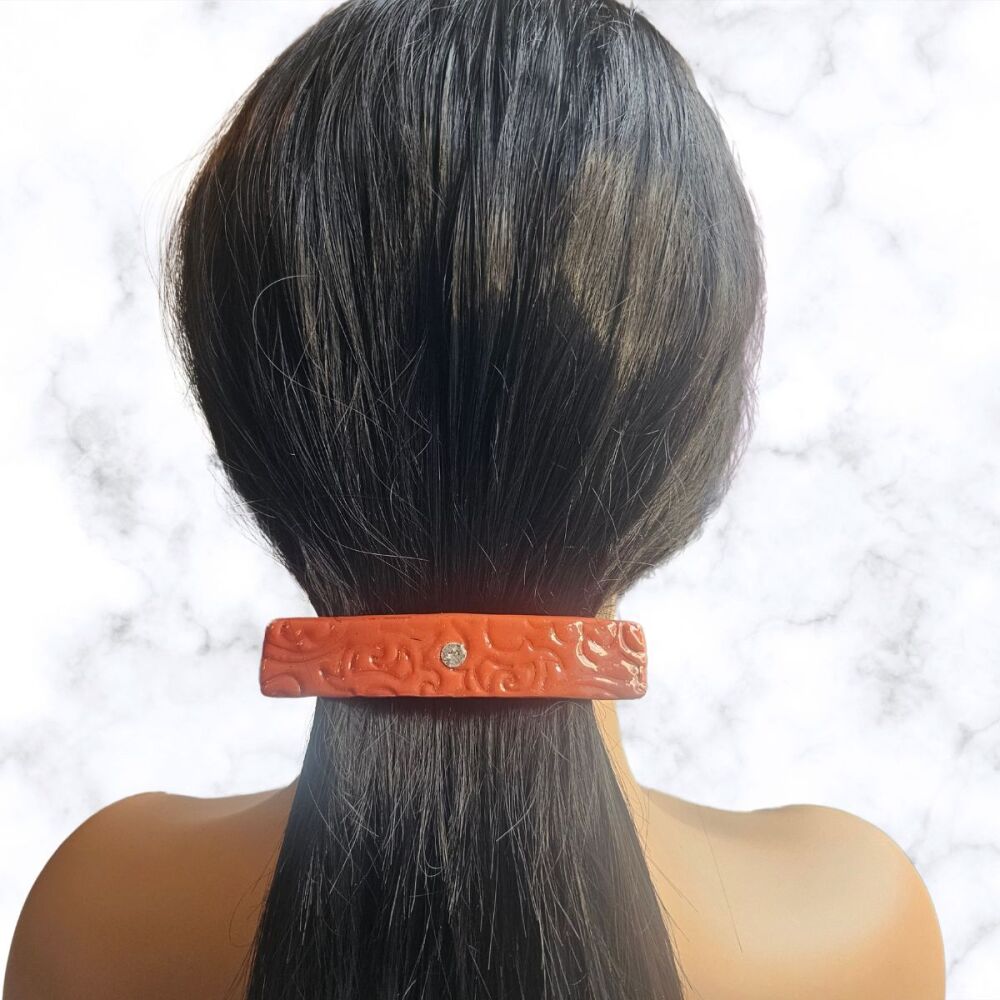 Tanned Hair Clip Barrette