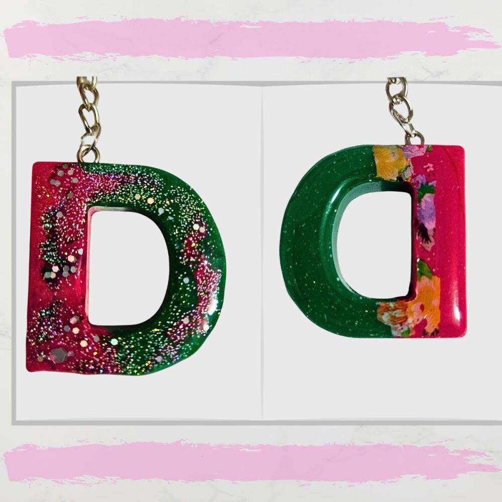 Keyring Letter D