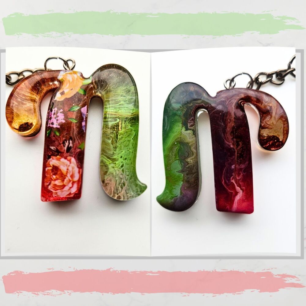 Keyring Letter N